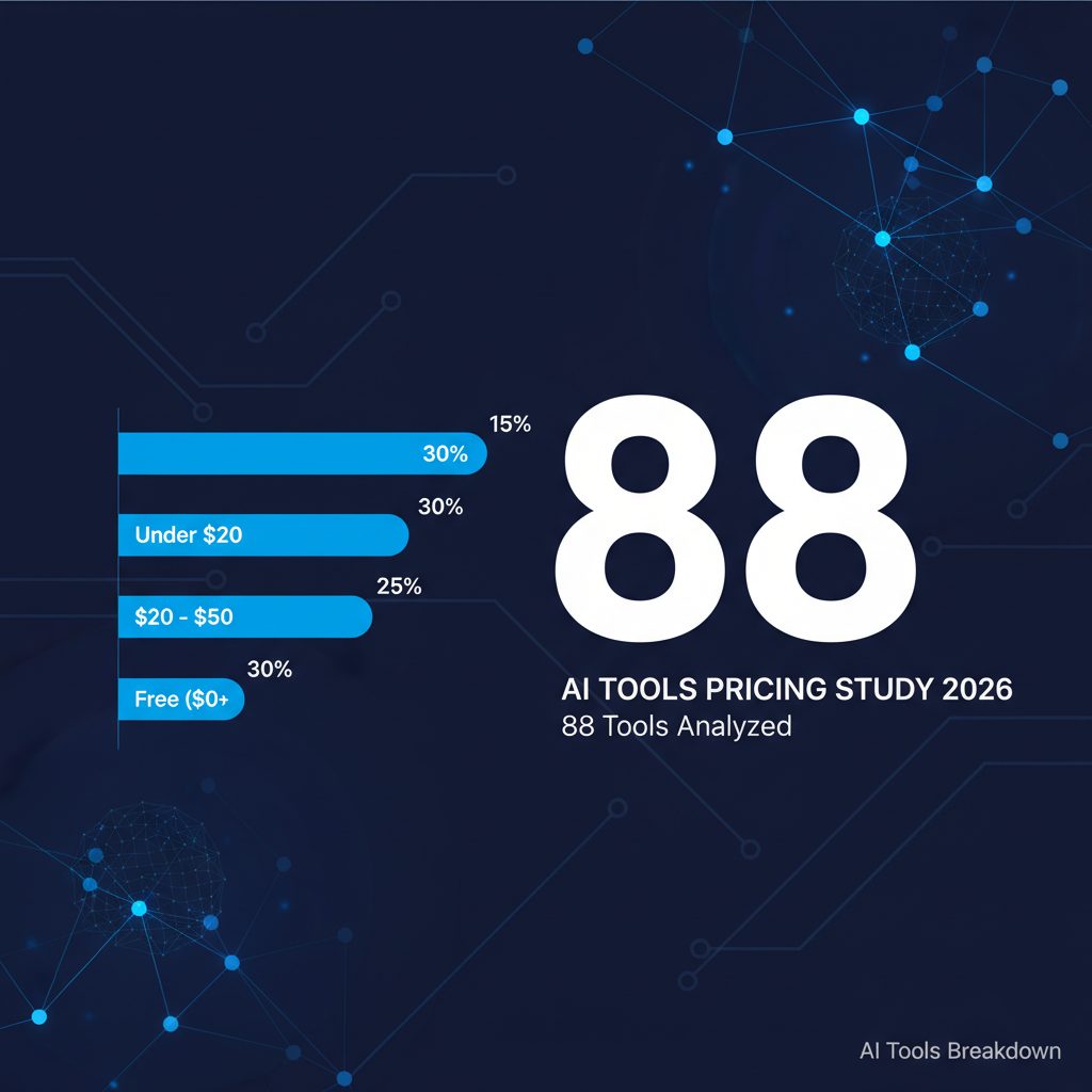 Pricing breakdown of AI tools in 2026