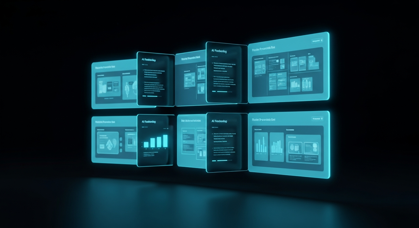 Comparison of top AI presentation maker tools features 2026